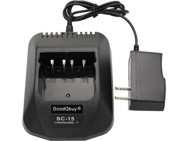 GoodQbuy Rapid Quick Charger is Compatible with Kenwood Radio TK-2100 TK-2101 TK-2102 TK-2107 TK-3100 TK-3101 TK-3102 TK-3107 KNB-16A KNB-17 KNB-21...
