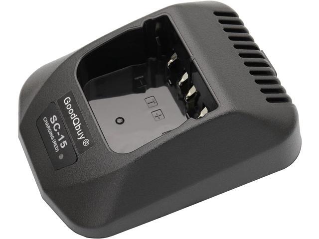 GoodQbuy Rapid Quick Charger is Compatible with Kenwood Radio TK-2100 TK-2101 TK-2102 TK-2107 TK-3100 TK-3101 TK-3102 TK-3107 KNB-16A KNB-17 KNB-21...