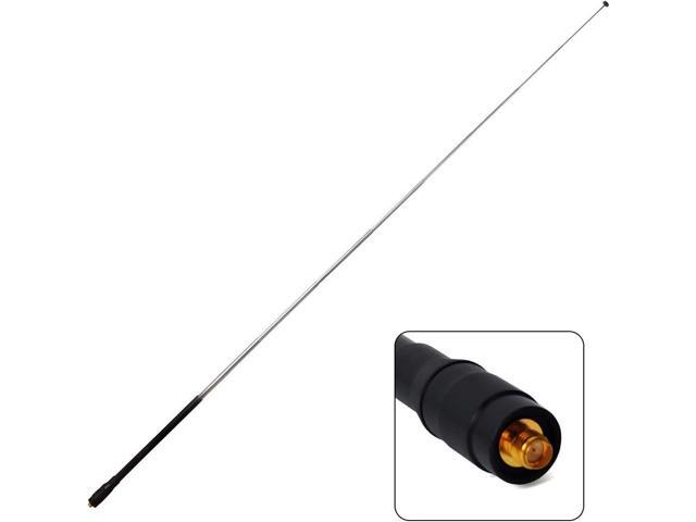 HYS 70-1000MHz Wide Band Telescopic Antenna SMA-Female Mobile Radio Antenna for BaoFeng UV5R UV5RE BF-888S Series Kenwood/HYT/LINTONT Series Two...