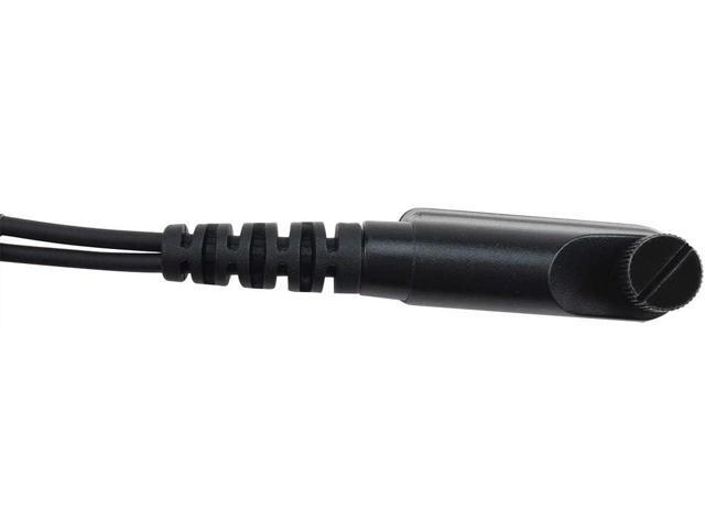 KS K-STORM PD682 Acoustic Tube Earpiece Headset Compatible with Hytera Radio PD600 PD602 PD662 PD680 PD685 HP602 X1p X1e etc, PU Material, Black