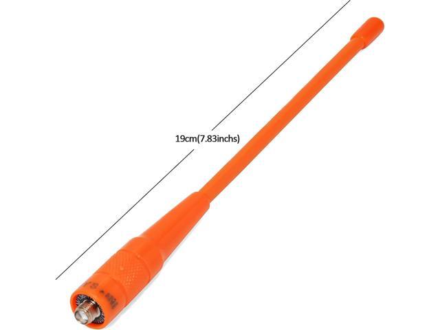 HYS VHF UHF SMA Female Antenna, Dual Band 2m/70cm Walkie Talkie Antenna for 144/430Mhz Retevis Baofeng Wouxun KG-659 UV-5R 9R Handheld Ham 2 Way Radio