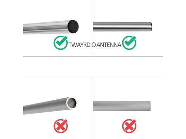 TWAYRDIO 7dBi Outdoor Yagi Antenna 100W 400-470MHz High Gain Antenna with SL16 Female Connector for UHF Mobile Radio and Two-Way Radio