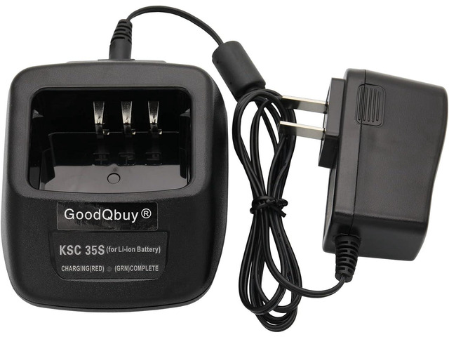 Charger KSC-35S is Compatible with Kenwood Radio KNB-45L Li-ion Battery TK3400 TK-2200LP TK-2300VP TK2400 TK-3200L TK-3302UK