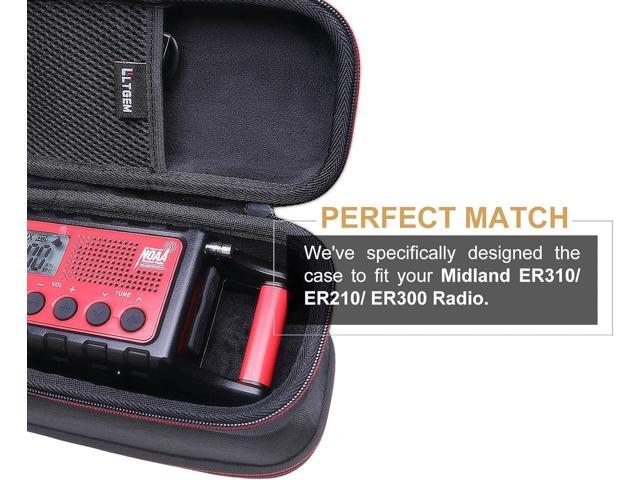 LTGEM EVA Hard Case for Midland ER310/ ER210/ ER300 Emergency Crank Weather AM/FM Radio