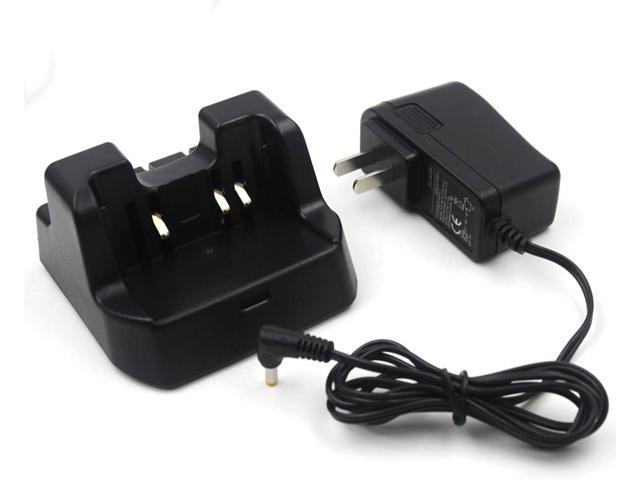 (2-Pack) CD-41 Desk Rapid Charger Li-ion Battery Charger for Yaesu VX-8R VX-8E VX-8DR VX-8DE VX-8GR FT-1DR FT1DR FT2DR Radio