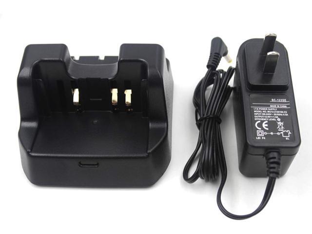 (2-Pack) CD-41 Desk Rapid Charger Li-ion Battery Charger for Yaesu VX-8R VX-8E VX-8DR VX-8DE VX-8GR FT-1DR FT1DR FT2DR Radio