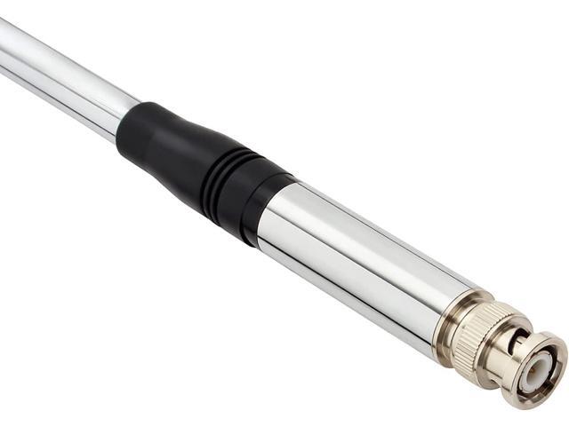HYSHIKRA 27Mhz 11meter 51inches BNC Telescopic CB Antenna for Cobra HH50WXST HH50 MRHH350FLT C75WXST HH38WXST Midland 75-822 75-785 MHS75 Uniden...