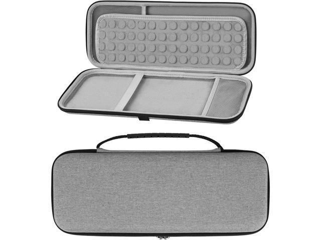Geekria Hard Case Compatible with APPL Magic Keyboard + Magic Mouse Wireless Keyboard and Mouse Combo (Light Grey)