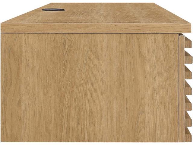 Modway Render Mid-Century Modern Office File Cabinet in Walnut, Oak