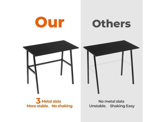 Alecono Small Computer Desk 35'' Kids Writing Desk for Small Space Simple Home Workstation Office Tiny Desk Student Study PC Gaming Table with...