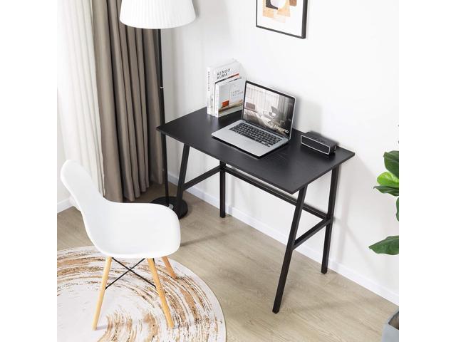 Alecono Small Computer Desk 35'' Kids Writing Desk for Small Space Simple Home Workstation Office Tiny Desk Student Study PC Gaming Table with...