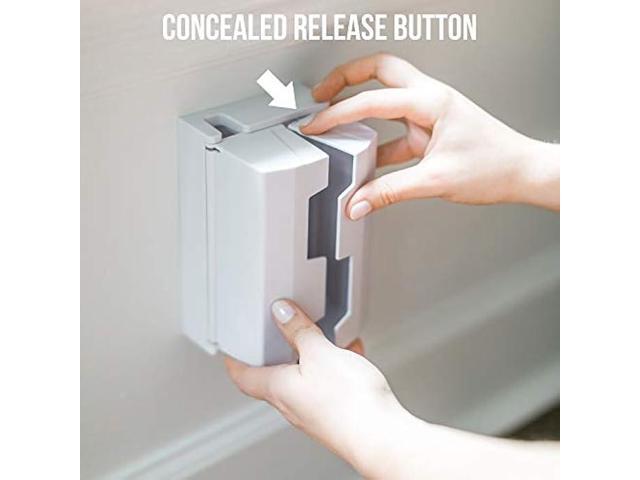 Outlet Cover Box for Child Safety (2 Pack) Duplex & Decorator Electrical Outlet Plates, Concealed Access Buttons, and Spacious Compartment - Jool Baby
