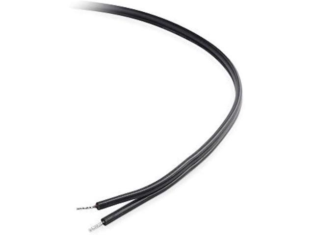 Cable Matters 2-Pack Polarized 18AWG 2 Prong Replacement Cord Lamp Wire 15 ft - NEMA 1-15P to 2 Wire for Lamp Cord Replacement with Plug