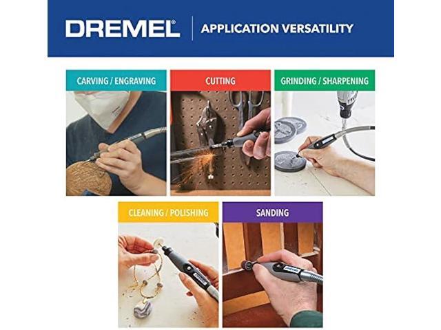 Dremel Flex Shaft Rotary Tool Attachment with Comfort Grip and 36 Long Cable - Engraver, Polisher, and Mini Sander- Ideal for Detail Metal...