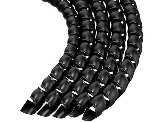 Flutesan 10 mm Dog and Cat Cord Protector Spiral Cable Wire Protector Sleeve Covers 5 Pcs/ Pack for Cord to Protect Your Pets from Chewing Through...