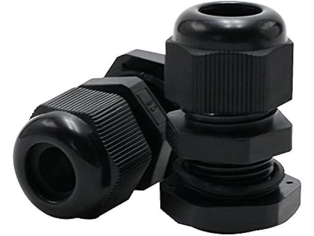 MAKERELE NPT 3/8 Nylon Cable Glands, IP68 Waterproof Strain Relief Cord Connector