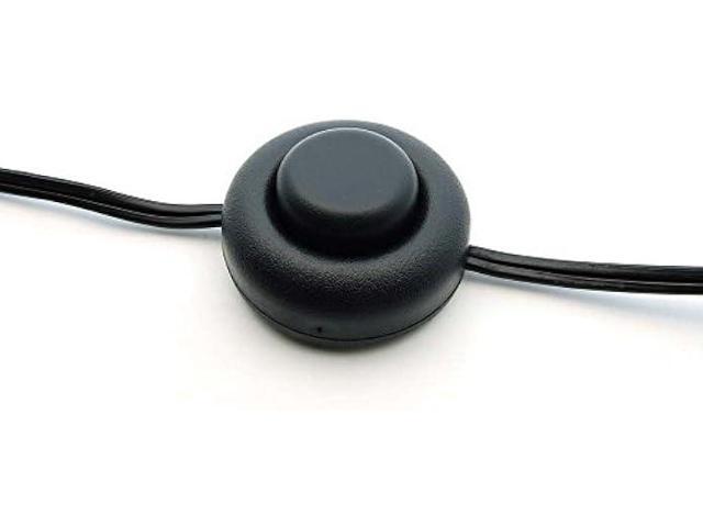 Beszin 9Ft. 3-Outlet 2 Prong Extension Cord with Foot Switch Power Tab