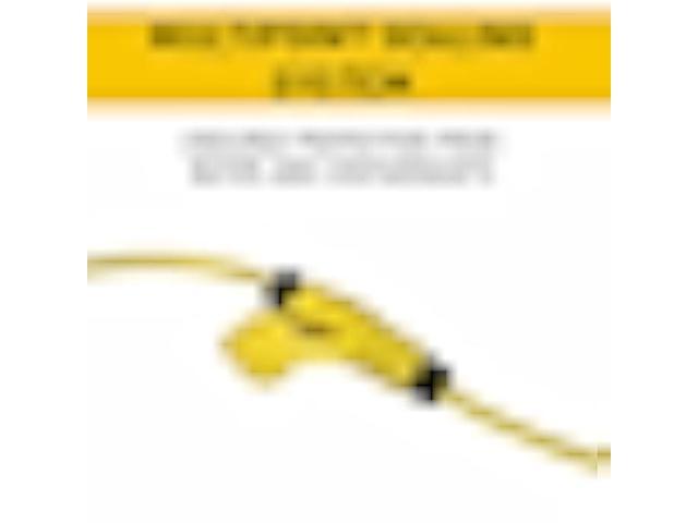 Legrand - Pass & Seymour Straight Blade Plug Connector with 3 Wire Watertight Connector, Yellow Rubber Watertight Connector, 15 Amp, 125 Volt...