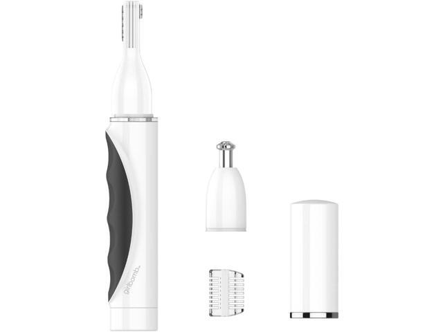 Conair GIRLBOMB Nose Hair Trimmer for Women, Battery-Operated Face Hair Removal for Women, Diamond-Shaped 360° Beveled Blade, LED Light, Packaging...