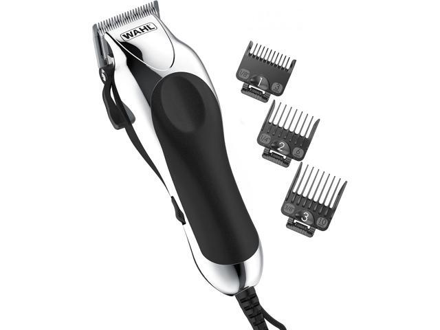 Wahl USA Chrome Pro Corded Clipper Complete Haircutting Kit for Men Powerful Total Hair Clipping, Beard Trimming, & Grooming - Model 3024635