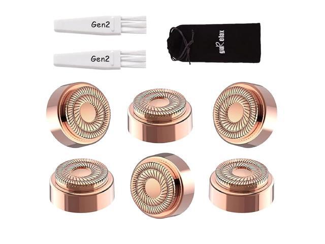 Replacement Heads for Flawless Hair Remover, Gen 2 Replacement blades for Finishing Touch Facial Hair Removal for Women, Painless Razor Head for...