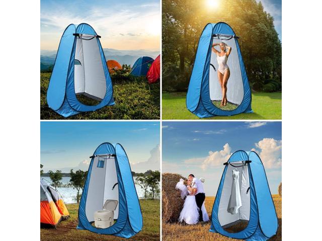 anngrowy Pop Up Privacy Tent Shower Tent Portable Outdoor Camping Bathroom Toilet Tent Changing Dressing Room Privacy Shelters Room for Hiking and...