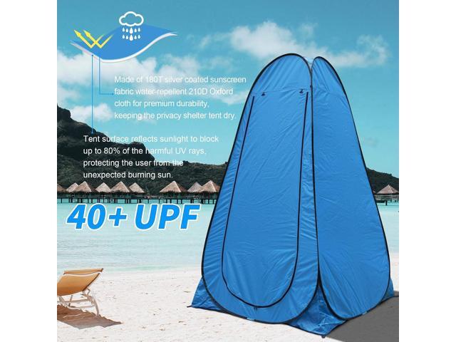 anngrowy Pop Up Privacy Tent Shower Tent Portable Outdoor Camping Bathroom Toilet Tent Changing Dressing Room Privacy Shelters Room for Hiking and...