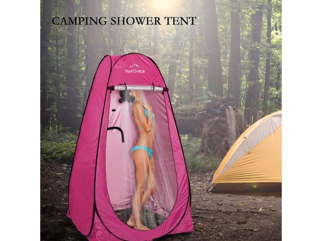 Your Choice Privacy Tent - Pop Up Shower Changing Toilet Tent Portable Camping Privacy Shelters Room 6.2 FT Tall with Carrying Bag for Outdoors...