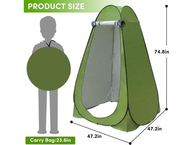 Pop Up Privacy Tent Camping Shower Tent, Instant Tent Easy Set Up and Foldable, Pop Up Shower Tent Changing Tent Privacy Tent for Portable Toilet,...