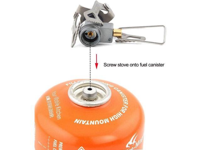 BRS Stove BRS 3000T Stove Ultralight Titanium Backpacking Stove Portable Propane Camping Stove Only 26g