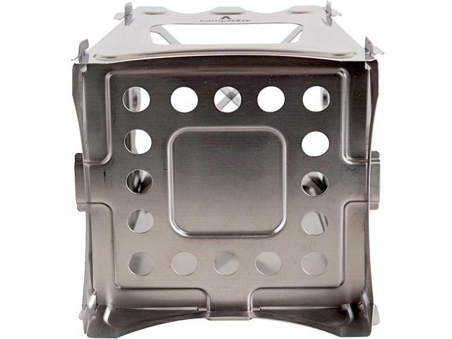 WoodFlame Ultra Lightweight Portable Wood Burning Camping Stove, Backpacking Stove, Stainless Steel with Nylon Carry Case - Perfect for Survival...