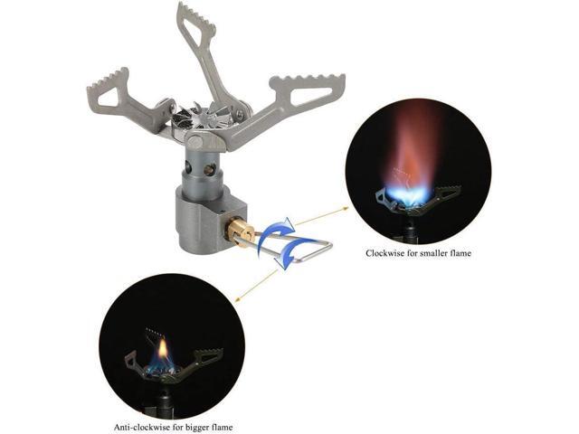 BRS Outdoor BRS-3000T Ultra-Light Titanium Alloy Miniature Portable Picnic Camping Gas Cooking Stove Portable Ultralight Burner 25gram