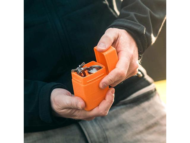 MalloMe Backpacking Stove - Portable Camping Stove - Small Backpack Camp Single Burner for Propane Butane Isobutane Fuel Canister - Mini Pocket...