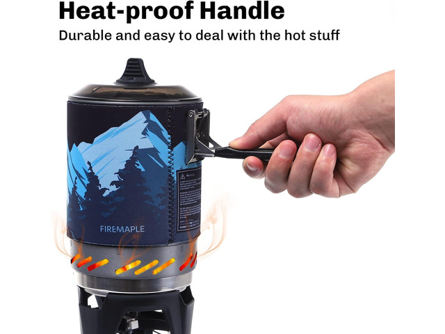 Fire-Maple Fixed Star X2 Backpacking and Camping Stove System Outdoor Propane Camp Cooking Gear Portable Pot Jet Burner Set Ideal for Hiking,...