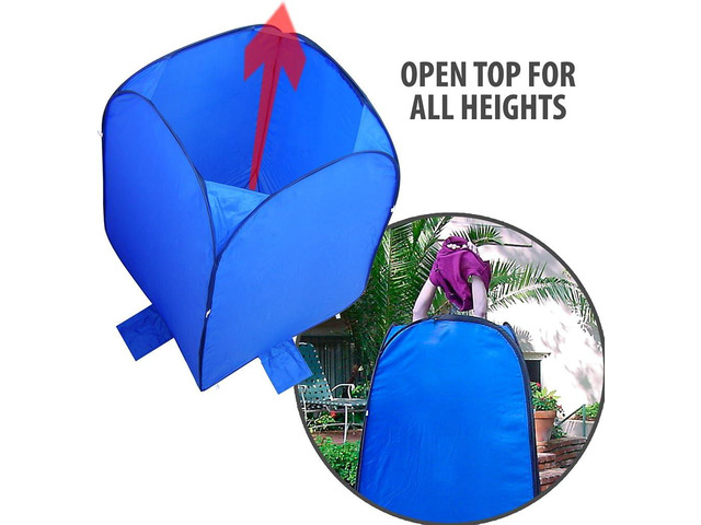 Pop-Up Room in a Bag Instant Portable Changing, Shower and Bathroom with Dura-light Steel Frame and Weather-Resistant material for for Pontoon /...