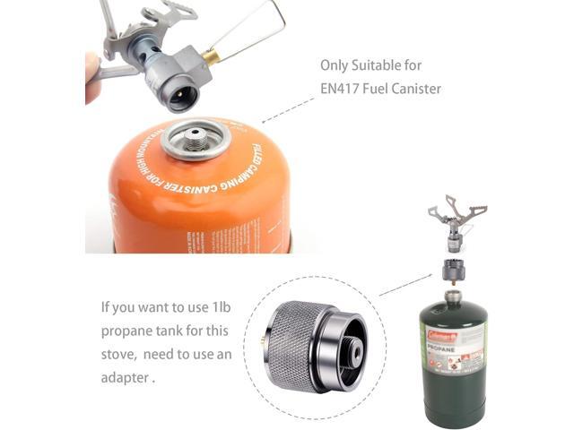 BRS Stove BRS 3000T Stove Titanium Ultralight Backpacking Stove Portable Propane Camping Stove Gas Burner Camp Stove only 26g with Extra O Ring...