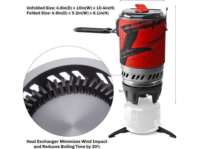Fire Maple Polaris Cooking System Portable Camping Backpacking Stove with Micro Regulated Valve Electric Jet Burner Pot Set Ideal Camp Water...