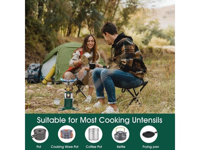 KOMAN Camping Propane Stove, Portable Backpacking Propane Stove,10000BTU Single Propane Burner for Outdoor Cooking,Fuel by 16 Oz Propane Cylinder...