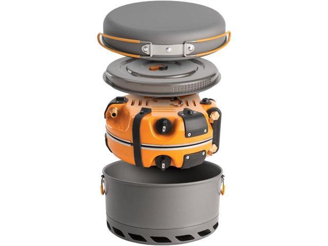 Jetboil Genesis Basecamp Backpacking and Camping Stove Cooking System with Camping Cookware