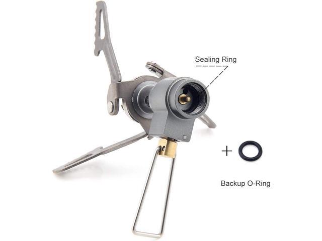 BRS 3000T Backpacking Stove Camping Stove Pocket Stove Portable Propane Stove Ultralight Mini Stove with 1 Extra Backup O-Ring