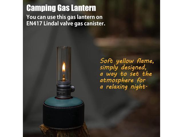CAMPINGMOON Camping Gas Lantern Gas Candle T-1D