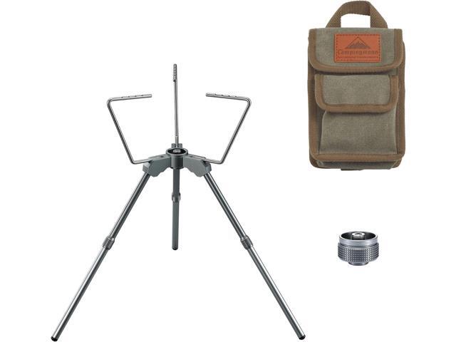 CAMPINGMOON Smart Backpacking Stove Stand with Upper Support Trivet Z01 (High stand with spacer adapter Z01+Z03)