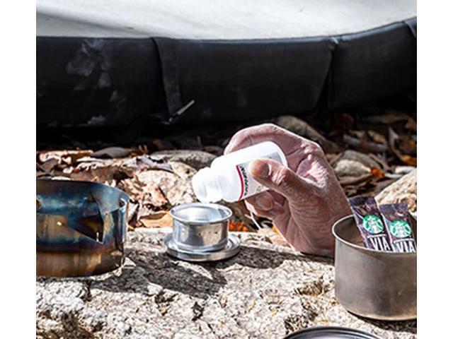Evernew Bluenote Ultralight Backpacking Alcohol Stove Set with Pre-Heating Plate