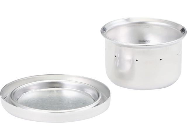 Evernew Bluenote Ultralight Backpacking Alcohol Stove Set with Pre-Heating Plate