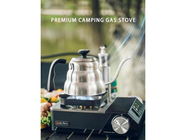 ONLYFIRE Portable Camping Stove with Carry Case, High Power Butane Stove Instant Ignition, Windproof Camp Stove for Camping, Hiking, RV Trip,...