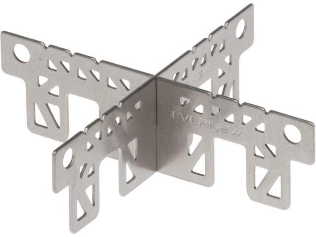 Evernew Titanium Alcohol Stove Cross Stand, Sand Leather