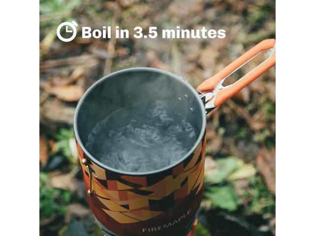 Fire-Maple Fixed Star X2 Backpacking and Camping Stove System Outdoor Propane Camp Cooking Gear Portable Pot Jet Burner Set Ideal for Hiking,...