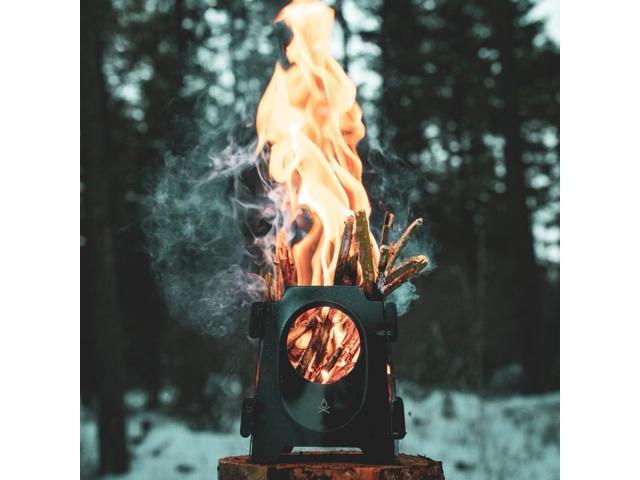 überleben Stöker Wood Burning Camp Stove - Stainless Steel Portable Wood Stove for Camping, Backpacking, & Hiking - 18oz Folding Camping Stove -...