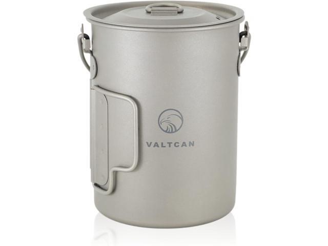 Valtcan 900ml Titanium Pot Backpacking Mug 30oz 0.95qt