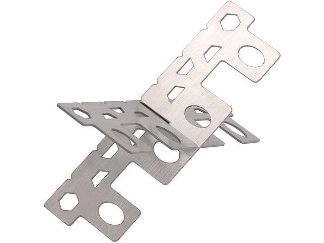 Lixada Titanium Alcohol Stove Rack Cross Stand Outdoor Camping Stove Stand Support Rack